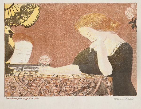 Nos Ames, En Des Gestes Lents Oil Painting by Maurice Denis