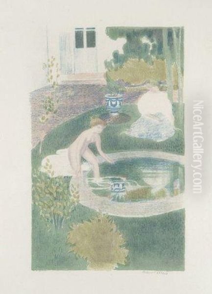 Le Reflet Dans La Fontaine Oil Painting by Maurice Denis