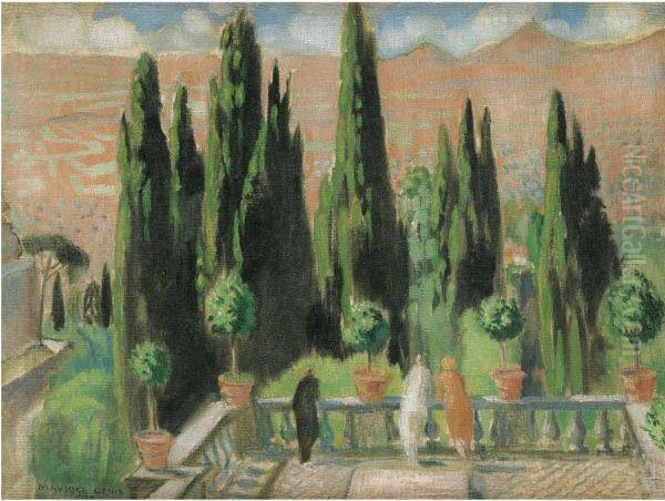 Villa D'este Oil Painting by Maurice Denis