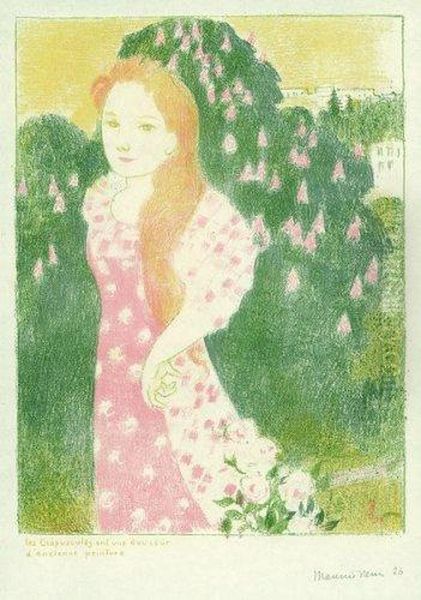 Les Crepuscules Ont Une Douceur D'ancienne Peinture Oil Painting by Maurice Denis