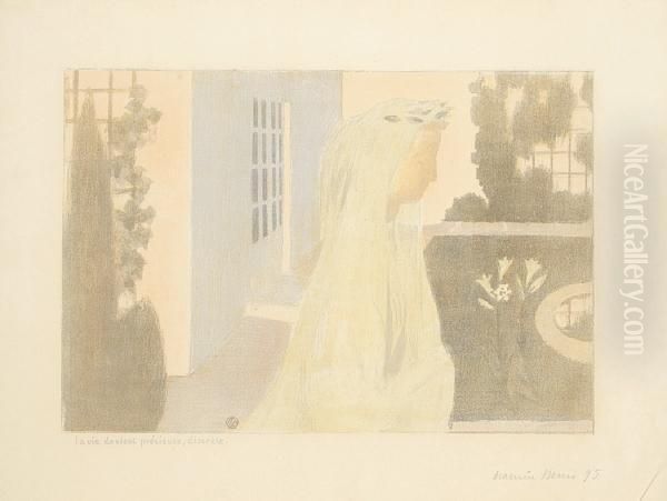 La Vie Devient Precieuse, Discrete Oil Painting by Maurice Denis