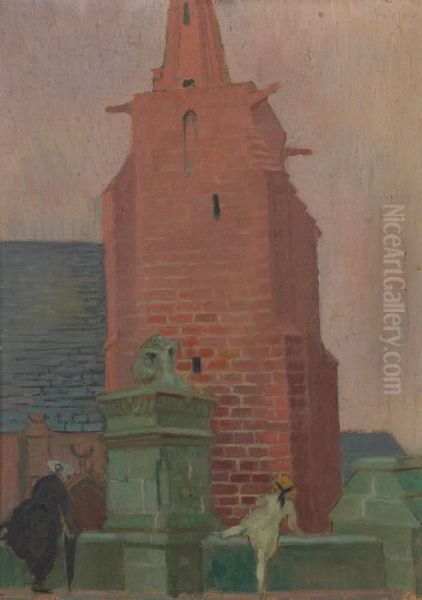 La Tour De La Clarte Oil Painting by Maurice Denis