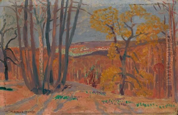 Petite Vue Du Belvedere De Mareil Oil Painting by Maurice Denis