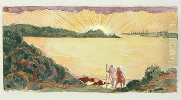 Livre De Tobie Oil Painting by Maurice Denis