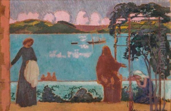 Jesus Chez Marthe Et Marie Oil Painting by Maurice Denis