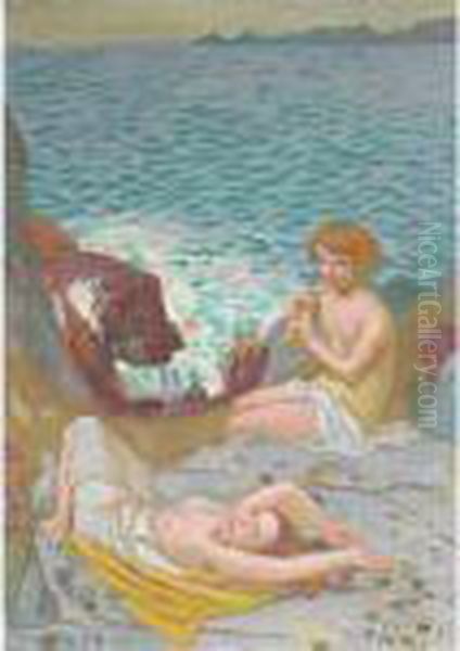 Acis Et Galatee Oil Painting by Maurice Denis