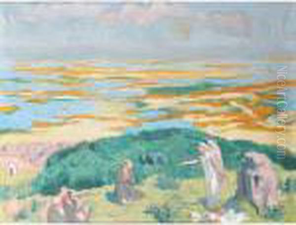 Miracle De Saint Efflam Oil Painting by Maurice Denis