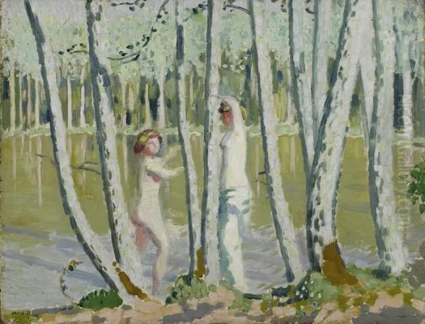 Les Beigneuses Oil Painting by Maurice Denis