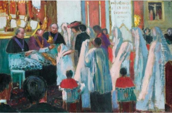 La Confirmation Oil Painting by Maurice Denis