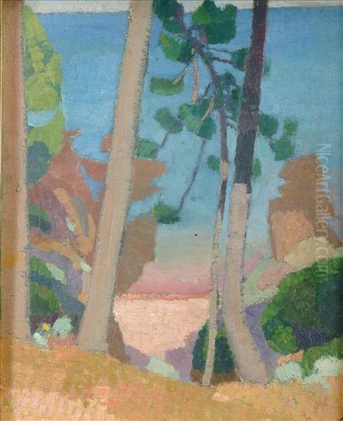 Landscape With Trees Oil Painting by Maurice Denis