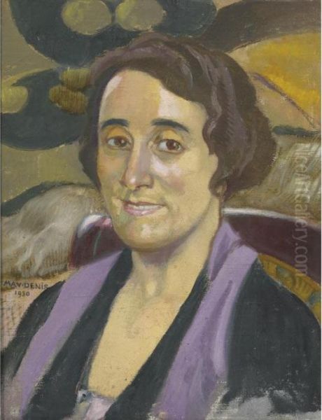 Portrait De Madame Boubee Oil Painting by Maurice Denis