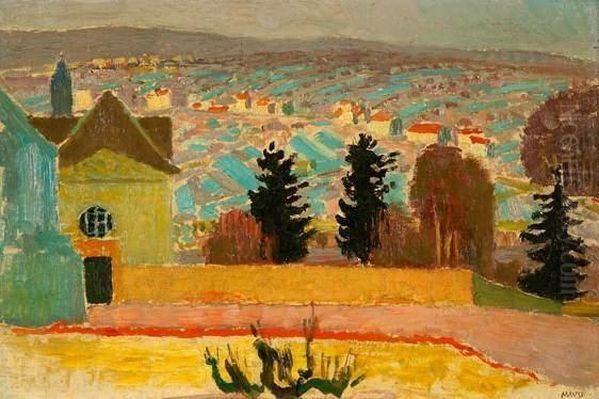 La Terrasse A Fiesole Oil Painting by Maurice Denis