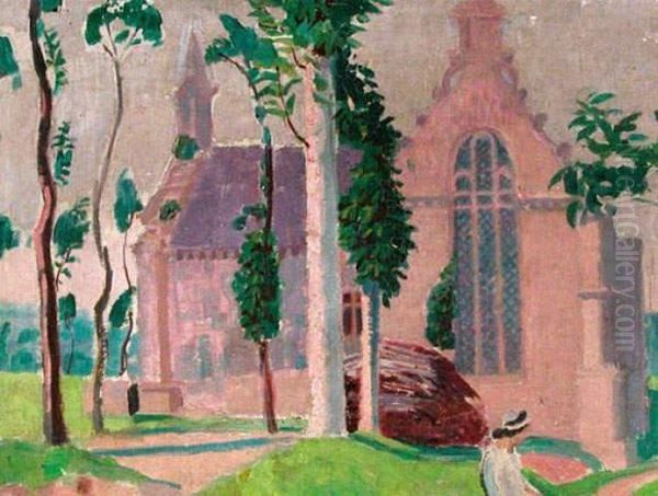 Vue De Kerfons Oil Painting by Maurice Denis