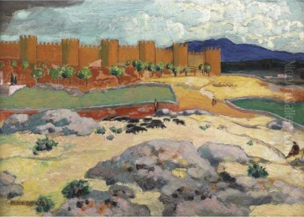 Avila Oil Painting by Maurice Denis