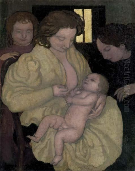 Maternite Oil Painting by Maurice Denis