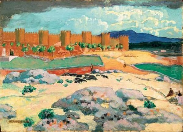 Avila Oil Painting by Maurice Denis