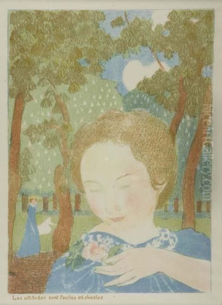 Le Attitudes Sont Faciles Et Chastes Oil Painting by Maurice Denis