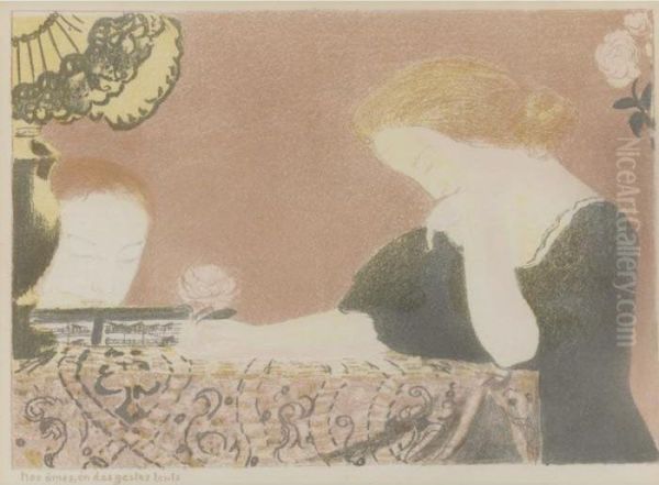 Nos Ames En Des Gestes Lents (callier 116) Oil Painting by Maurice Denis