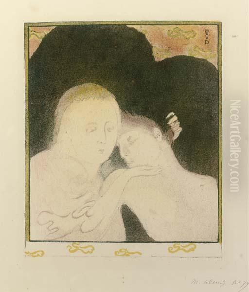 Tendresse (cailler 70) Oil Painting by Maurice Denis