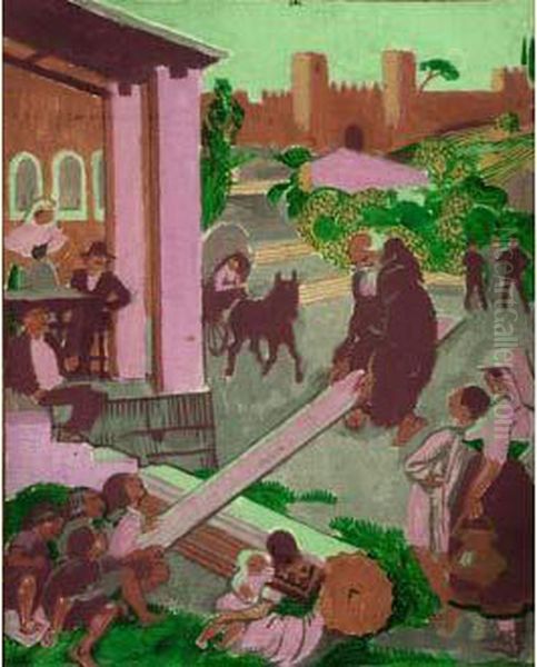 La Balancoire Oil Painting by Maurice Denis