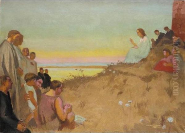 Le Sermon Sur La Montagne Oil Painting by Maurice Denis