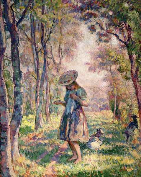 The Forest at Pierrefonds Oil Painting by Henri Lebasque