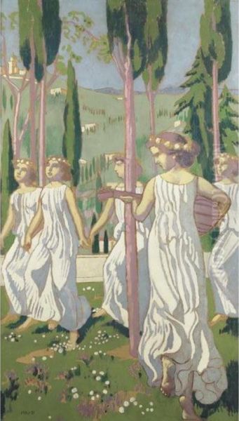 La Danse (eternel Ete, Wiesbaden) Oil Painting by Maurice Denis