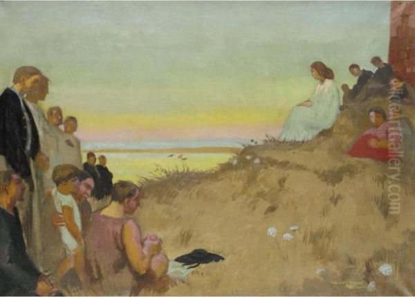 Le Sermon Sur La Montagne Oil Painting by Maurice Denis