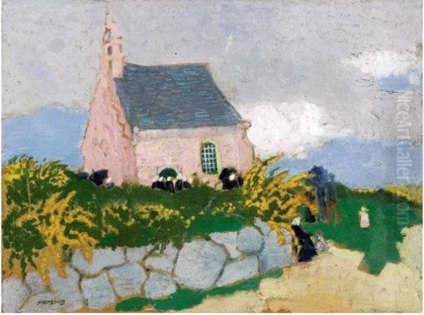 La Chapelle De Kernivinen Oil Painting by Maurice Denis