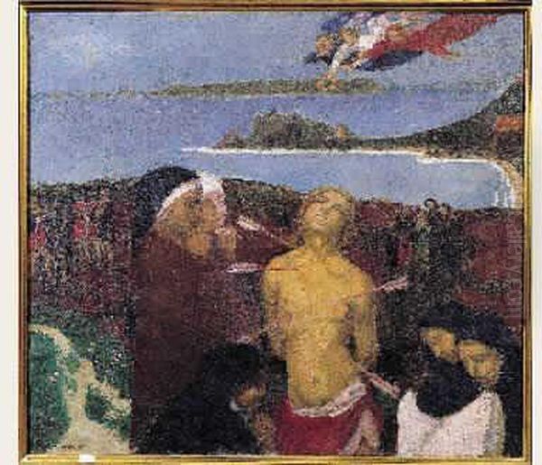 Saint Sebastien Devant La Mer Oil Painting by Maurice Denis