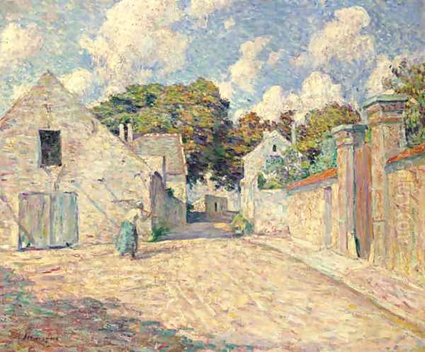 Entree du village Oil Painting by Henri Lebasque