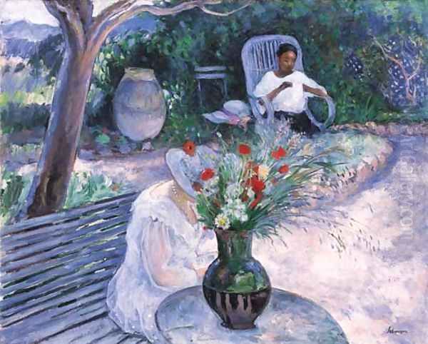 Le jardin au Pradet Oil Painting by Henri Lebasque