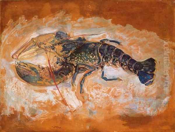 L'homard Oil Painting by Henri Lebasque