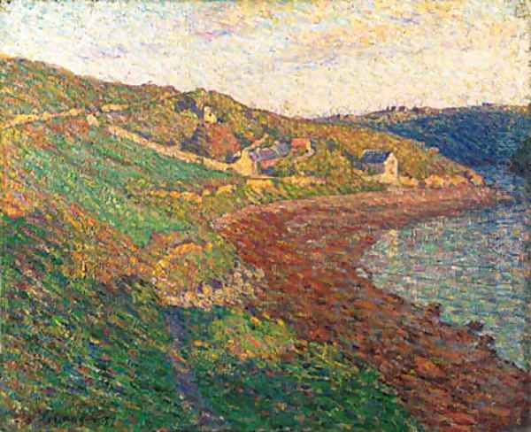 Le chteau - paysage en Bretagne Oil Painting by Henri Lebasque