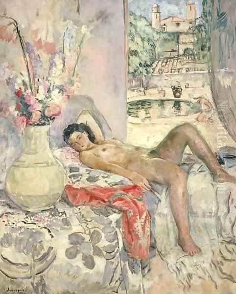 Nu allonge 3 Oil Painting by Henri Lebasque