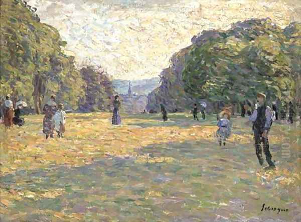 Le Parc Monceau Oil Painting by Henri Lebasque