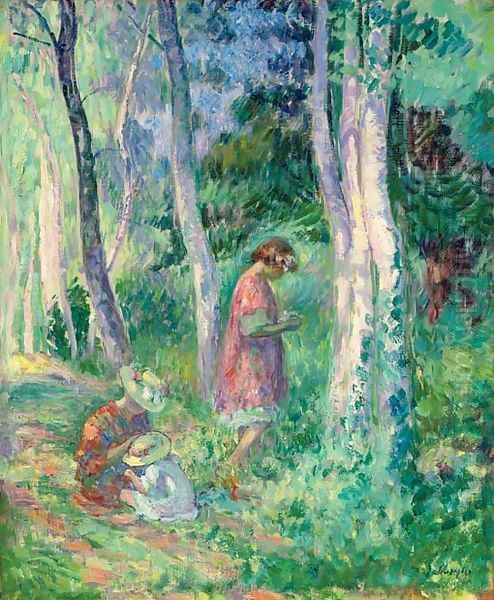 En forat, la cueillette Oil Painting by Henri Lebasque