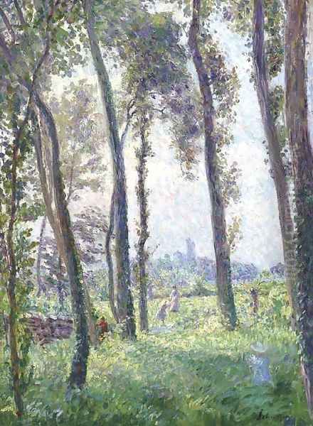 Apres-midi dans la clairiere Oil Painting by Henri Lebasque