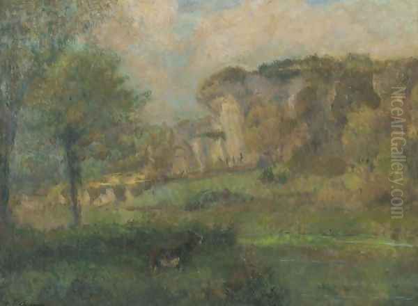 Landscape (Paysage) Oil Painting by Albert Lebourg