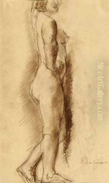 Femme Nue Oil Painting by Charles Despiau