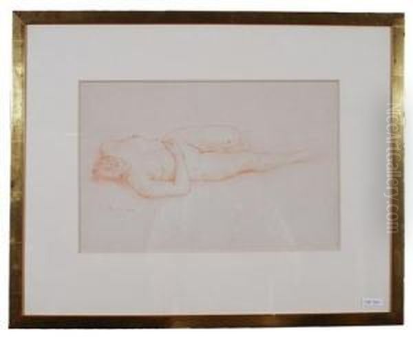 Reclining Nude Oil Painting by Charles Despiau