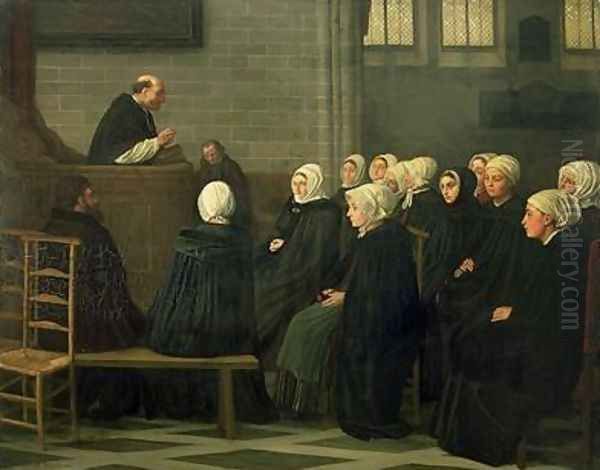 The Sermon by Alphonse Legros