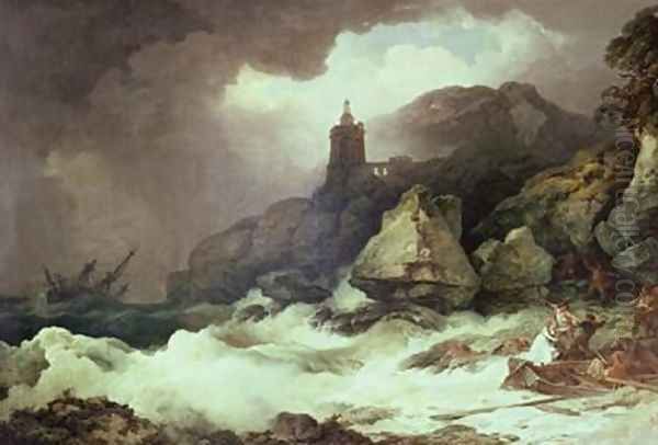 The Shipwreck 1793 Oil Painting by Philip Jacques de Loutherbourg