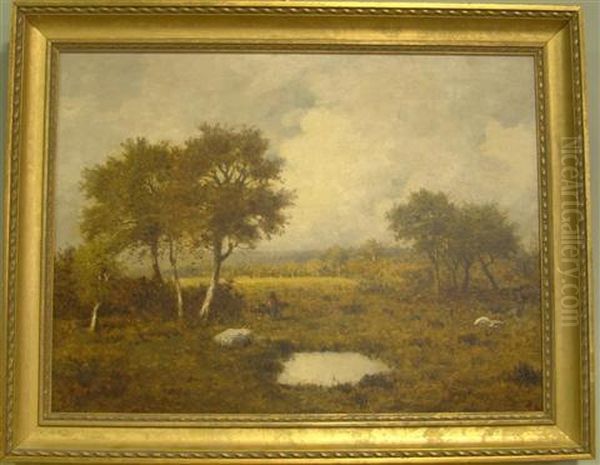 Landscape Oil Painting by Narcisse-Virgile D Az De La Pena