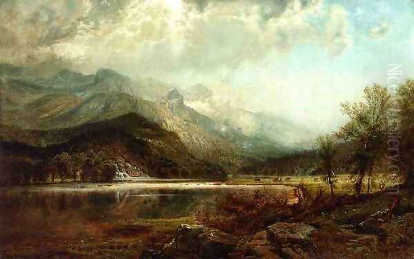 In the Valley Oil Painting by Edmund Darch Lewis