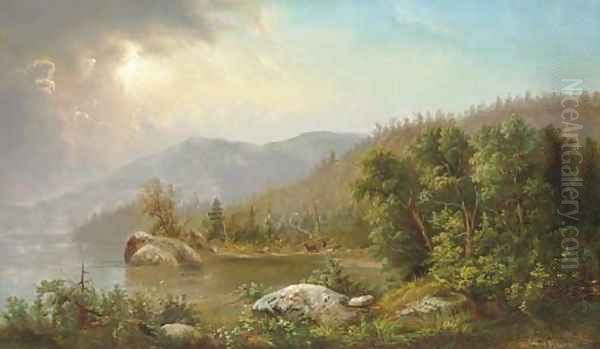 Gathering Storm Oil Painting by Edmund Darch Lewis