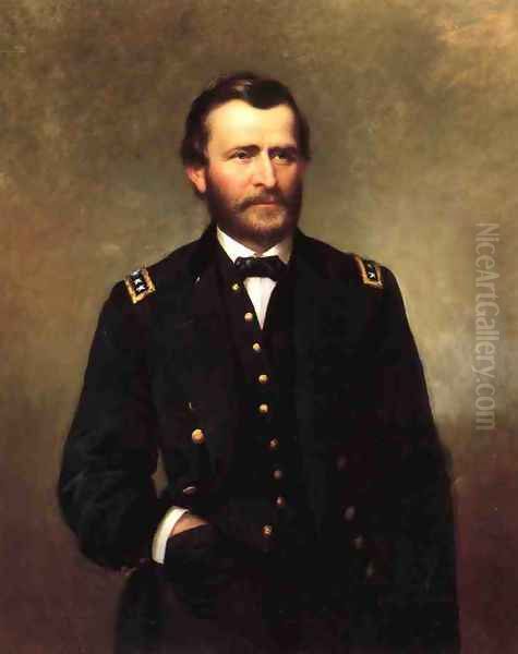 Portrait of General Ulysses S. Grant Oil Painting by George Cochran Lambdin