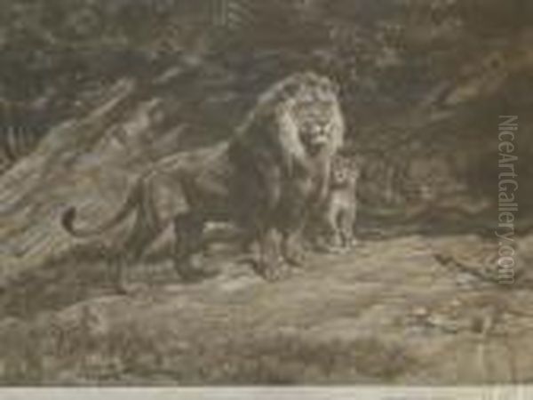 The King Watches Oil Painting by Herbert Thomas Dicksee