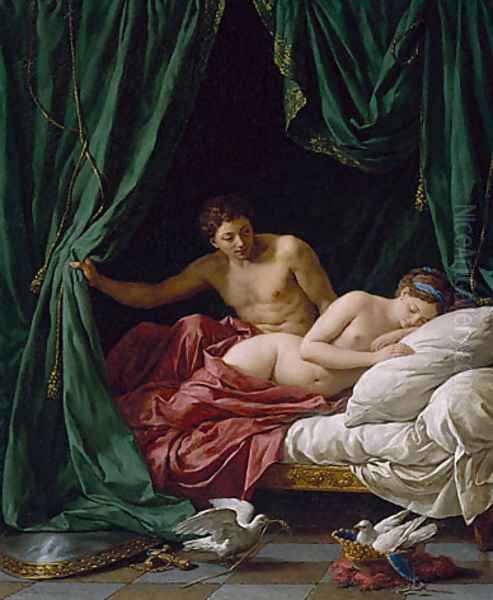 Mars and Venus Oil Painting by Louis Lagrenee