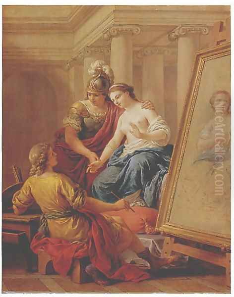 The Artist's Model Oil Painting by Louis Lagrenee